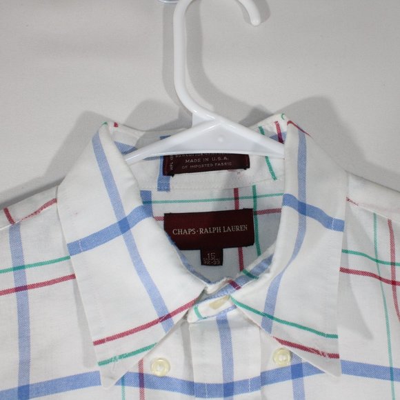 CHAPS RALPH LAUREN Men’s  Long Sleeve Shirt 32/33 - Picture 2 of 4